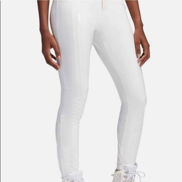 IVY PARK Pants - Adidas X Ivy Park Core White Latex Pants